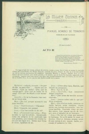 La Mujer blanca [Continuación]