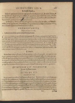 Quibus Non Est Permissum facere Testamentum. Titulus XII