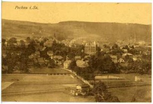 Pockau. Blick auf d. Ort