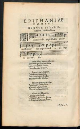 Epiphaniae Domini.