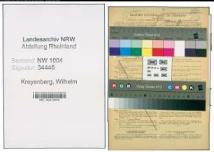 Entnazifizierung Wilhelm Kreyenberg , geb. 19.06.1908 (Ingenieur)