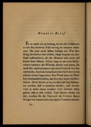 82-95, Neunter Brief