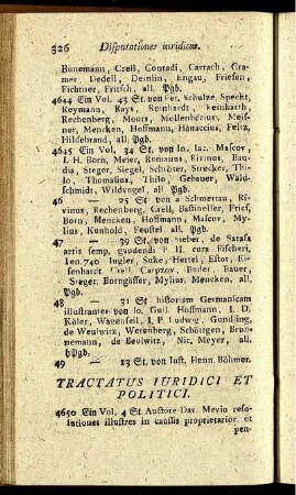 Tractatus Juridici Et Politici.
