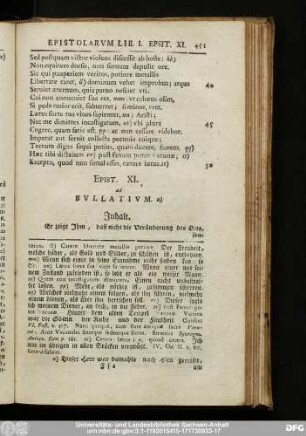 Epist. XI. ad Bullatium.