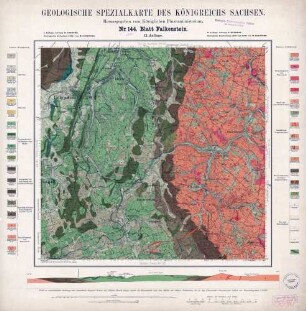 [5540] Falkenstein, Geologische Spezialkarte des Königreichs Sachsen