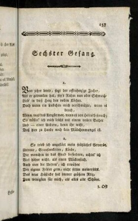 157-191, Sechster Gesang.