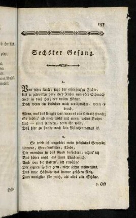 157-191, Sechster Gesang.