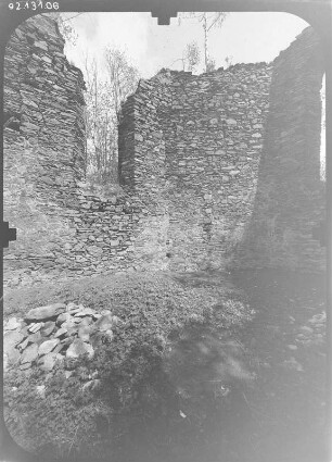 Krebes (Weischlitz-Krebes). Ruine Burgstein