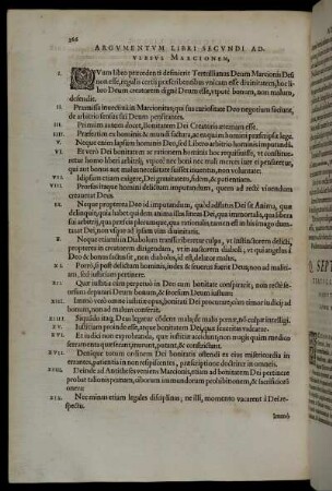 Argumentum Libiri Secundi Adversus Marcionem.