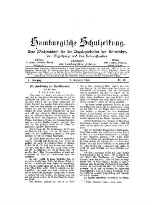 Die Ausbildung der Taubstummen