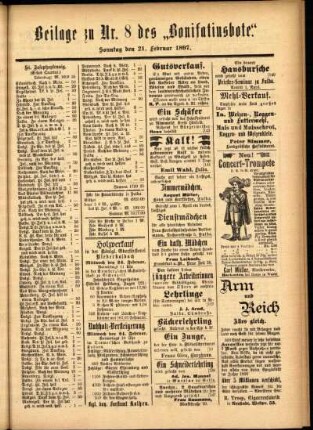 Zweite Ausgabe vom Sonntag, den 21. Februar 1897.