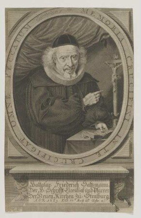 Bildnis des Baltasar Friederich Saltzmann