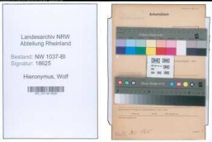 Entnazifizierung Wolf Hieronymus , geb. 02.08.1909 (Regierungsrat)