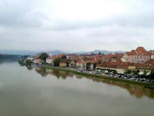 Maribor: Stadtteil Lent am Ufer der Drau