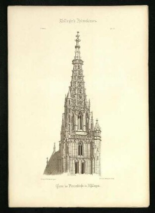 Turm der Frauenkirche in Esslingen.