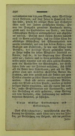Einige wichtige Entdeckungen und Erfindungen