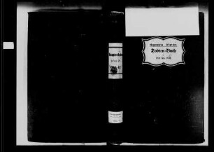 Kuppenheim, israelitische Gemeinde: Sterbebuch 1814-1869