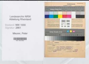 Entnazifizierung Peter Meurer, geb. 02.02.1899 (Verw.Angest.)