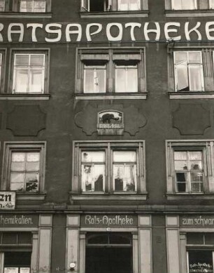 Ratsapotheke "Zum Schwarzen Elefanten" : Freiberg (Sachsen), Obermarkt, Ratsapotheke "Zum Schwarzen Elefanten"