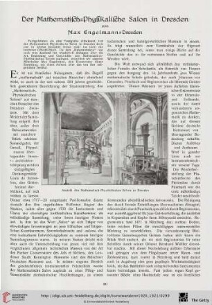 2: Der Mathematisch-Physikalische Salon in Dresden, [1]