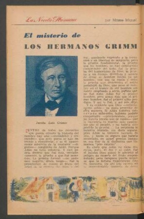 El misterio de hermanos Grimm : La novela humana