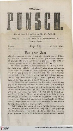 Nro. 54 (28. Dezember 1851)