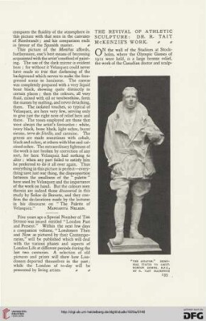 80: The revival of athletic aculpture : Dr. R. Tait McKenzie's work
