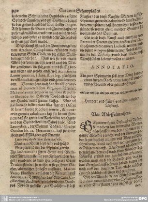 Hundert und Fünff und Zwantzigster Discurß. Von Würffelmachern.