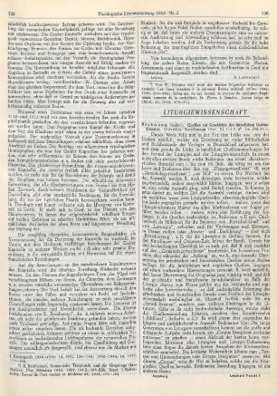 130 [Rezension] Quellen zur Geschichte des christlichen Gottesdienstes
