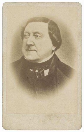 Photographie von Gioacchino Rossini (1792-1868)