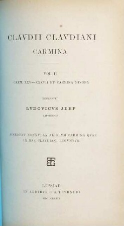Carmina, II
