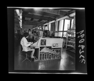 Fertigung der Abteilung Diode, Foto 1973