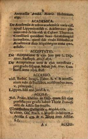 Introductio in notitiam scriptorum iuris civilis Saxonici et cameralis iuxta Ordinem Alphabeticum disposita