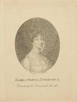 Bildnis von Marie (1767-1852), Königin von Dänemark
