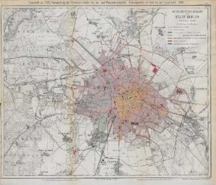 Karte: Die Beleuchtungs-Anlagen der Stadt Berlin