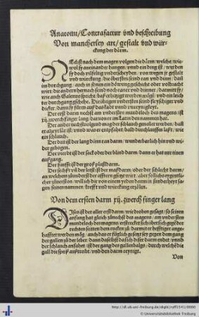 Mancherley art, gestalt, nammen und würckung der därm.