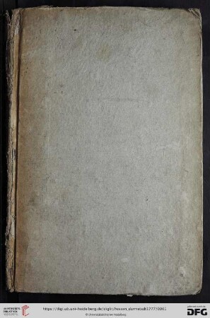 Inspections-Ordnung des Fürstenthums Hessen-Darmstadt : [Darmstadt den 4ten Aug. 1777]