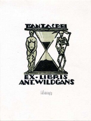 Exllibris für Anton Wildgans