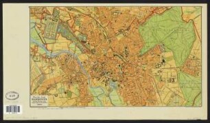 Stadtplan von Hannover, 1:15 000, 1932