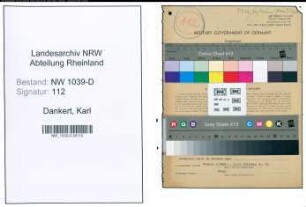 Entnazifizierung Karl Dankert , geb. 22.09.1903 (Prokurist)