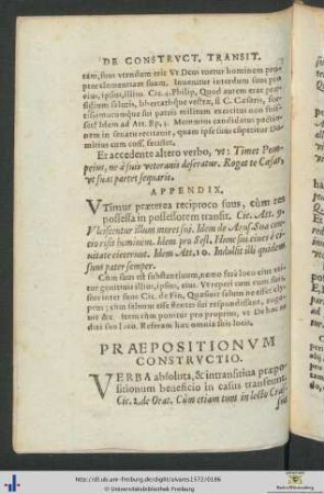 Praepositionum Constructio