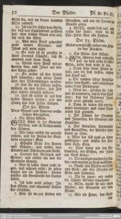 Der 82. Psalm. Vom Stand und Amt der weltlichen Obrigkeit
