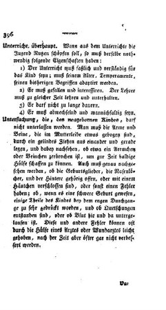 Unterricht, überhaupt