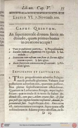 Caput Quintum