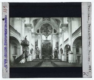 Grüssau, St. Josef : Innenansicht