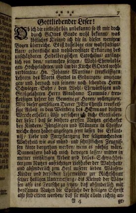 Gottliebende Leser!