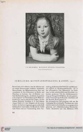 43: Jubiläums-Kunstausstellung Kassel 1927