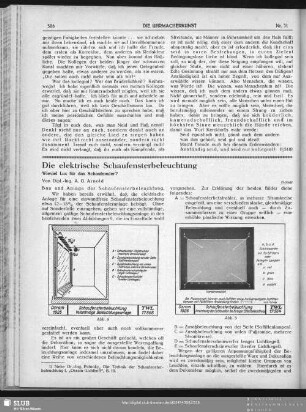 Die elektrische Schaufensterbeleuchtung (Schluß)