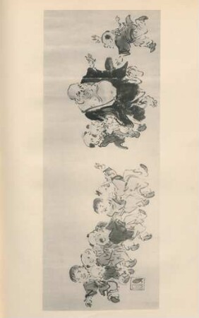 [LVI. Hotei and Chinese children by Kawanabé Kyosai ...]