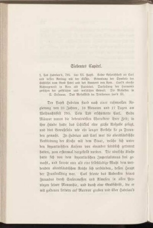 Siebentes Capitel.